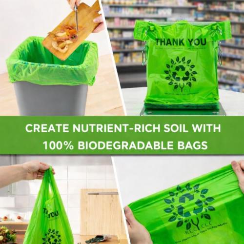 Convenient club biodegradable t-shirt bag 1000ct